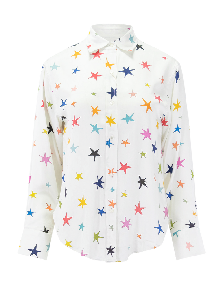 donia blouse in estrellas print