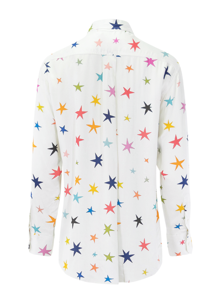 donia blouse in estrellas print