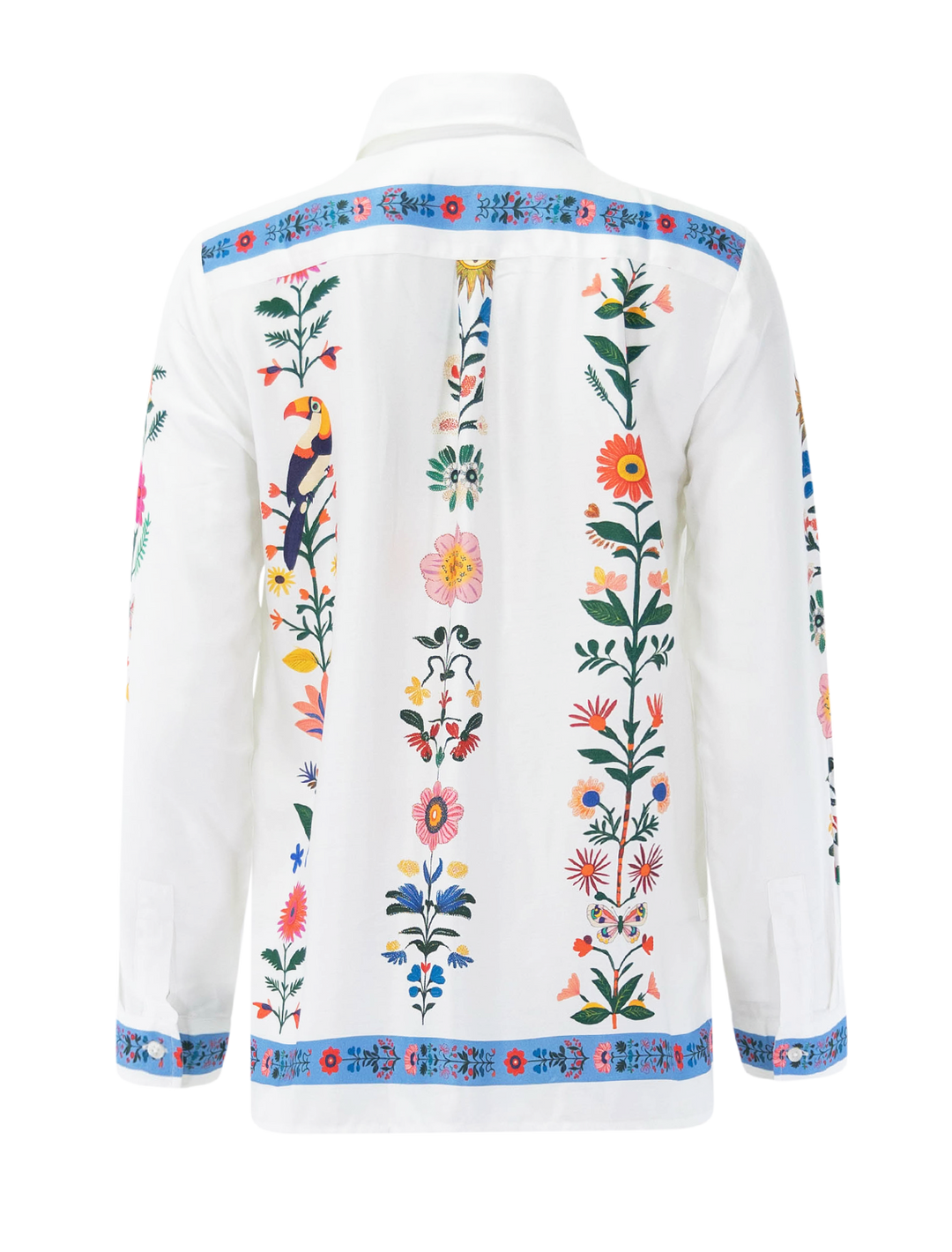 tea blouse in flor tucan