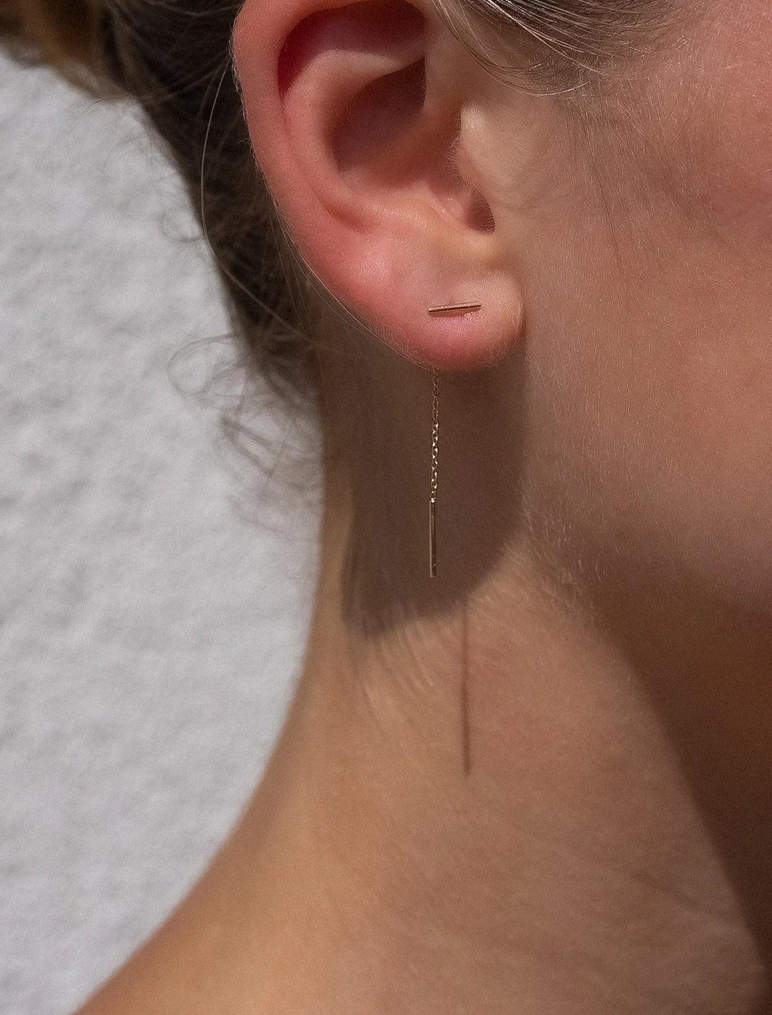 milo threader earrings