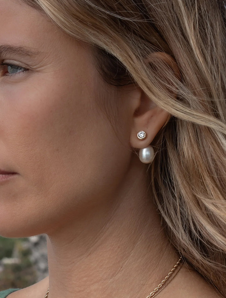 andros pearl earrings