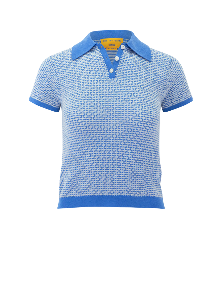 pique shurnken polo in sail