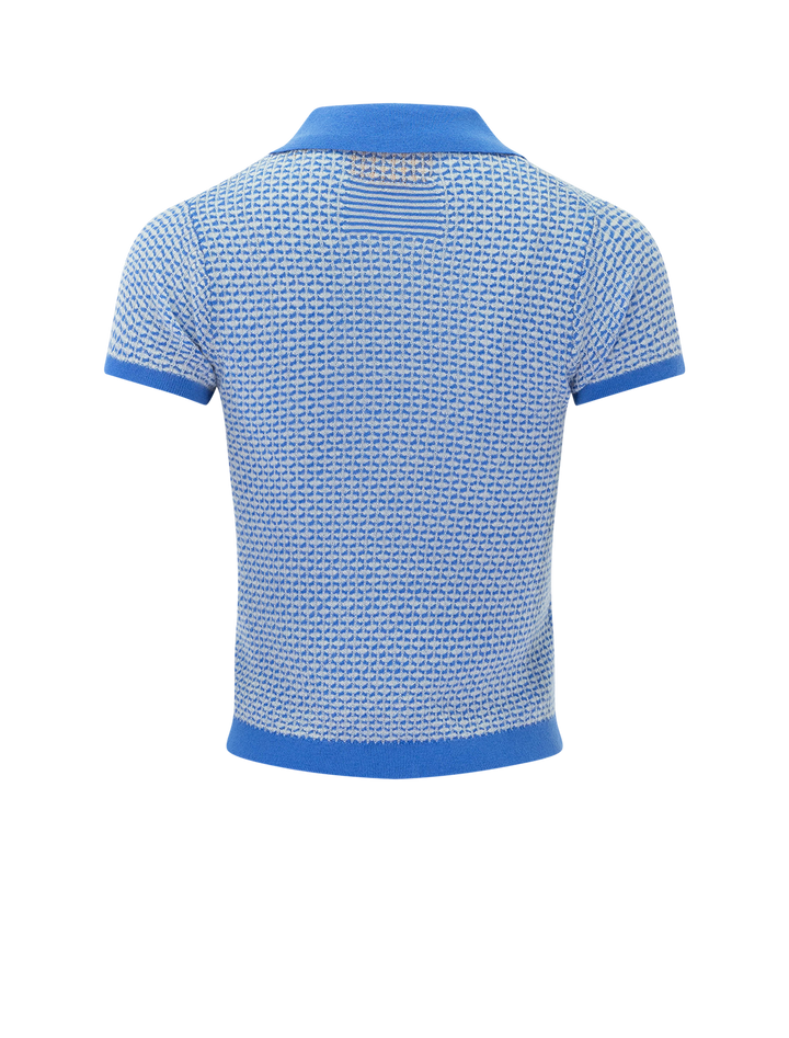 pique shurnken polo in sail