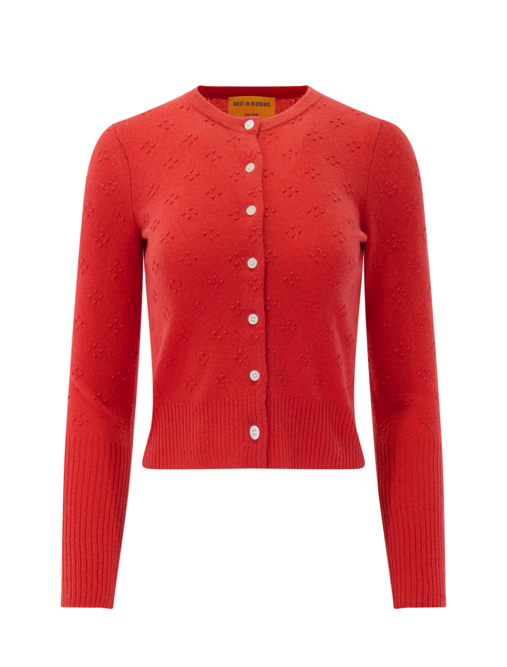 compass jane cardigan in scarlet