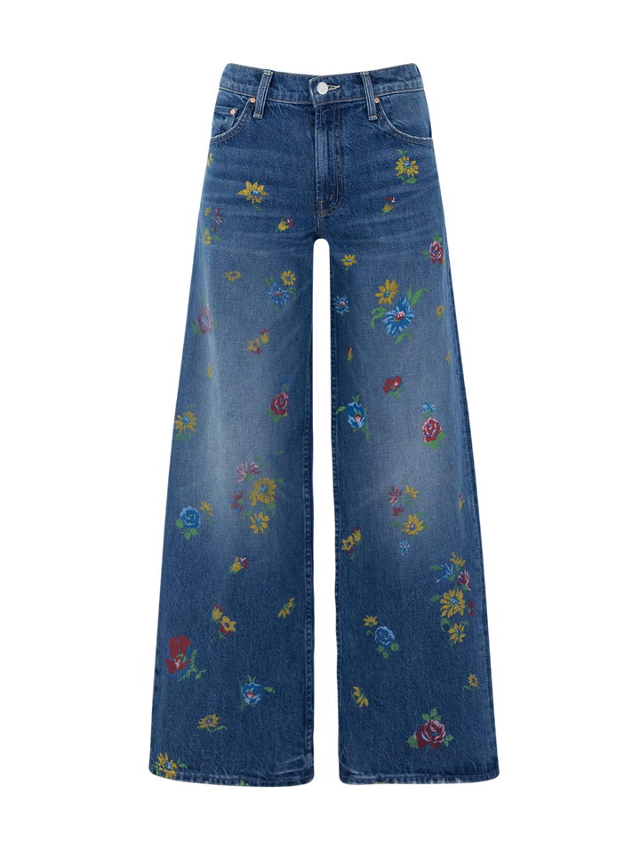 lil rerun zip sneak in field of flowers