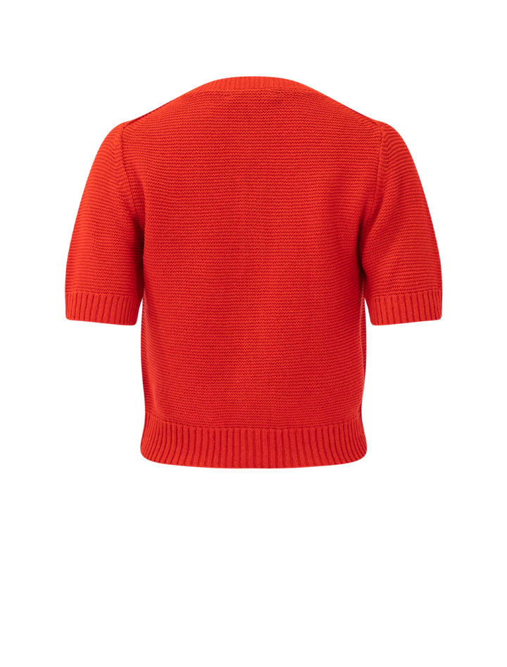 elle cardigan in tomato