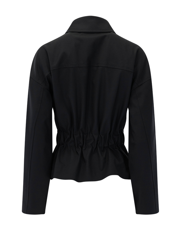 cinch flight jacket in black