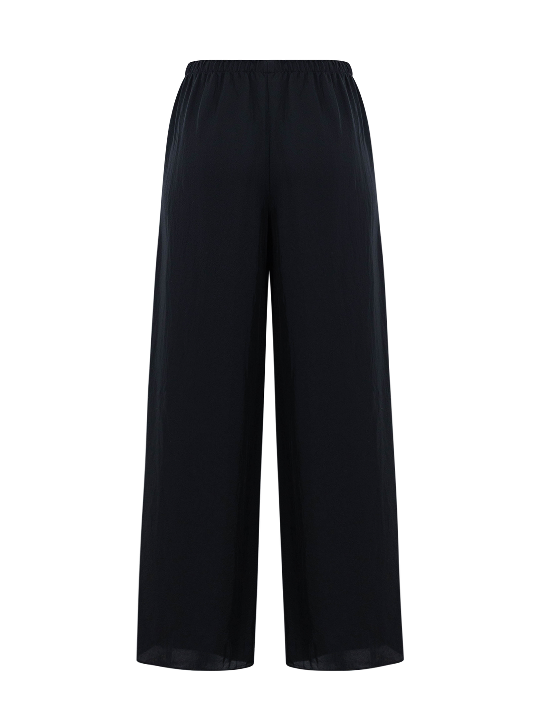slit pull-on pant in black