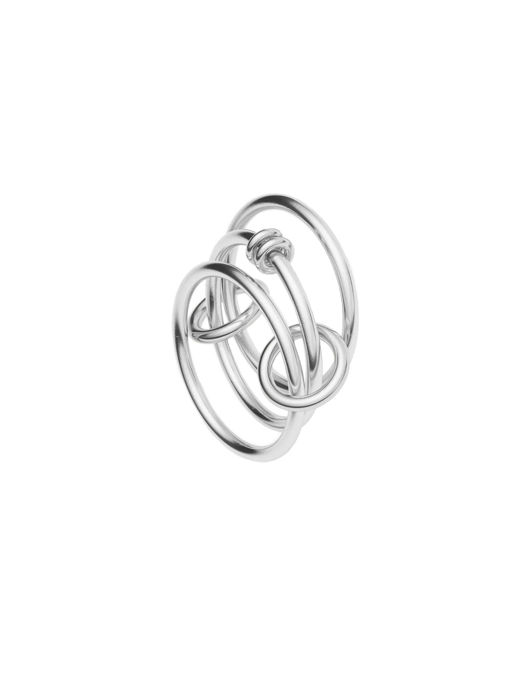 acacia silver ring