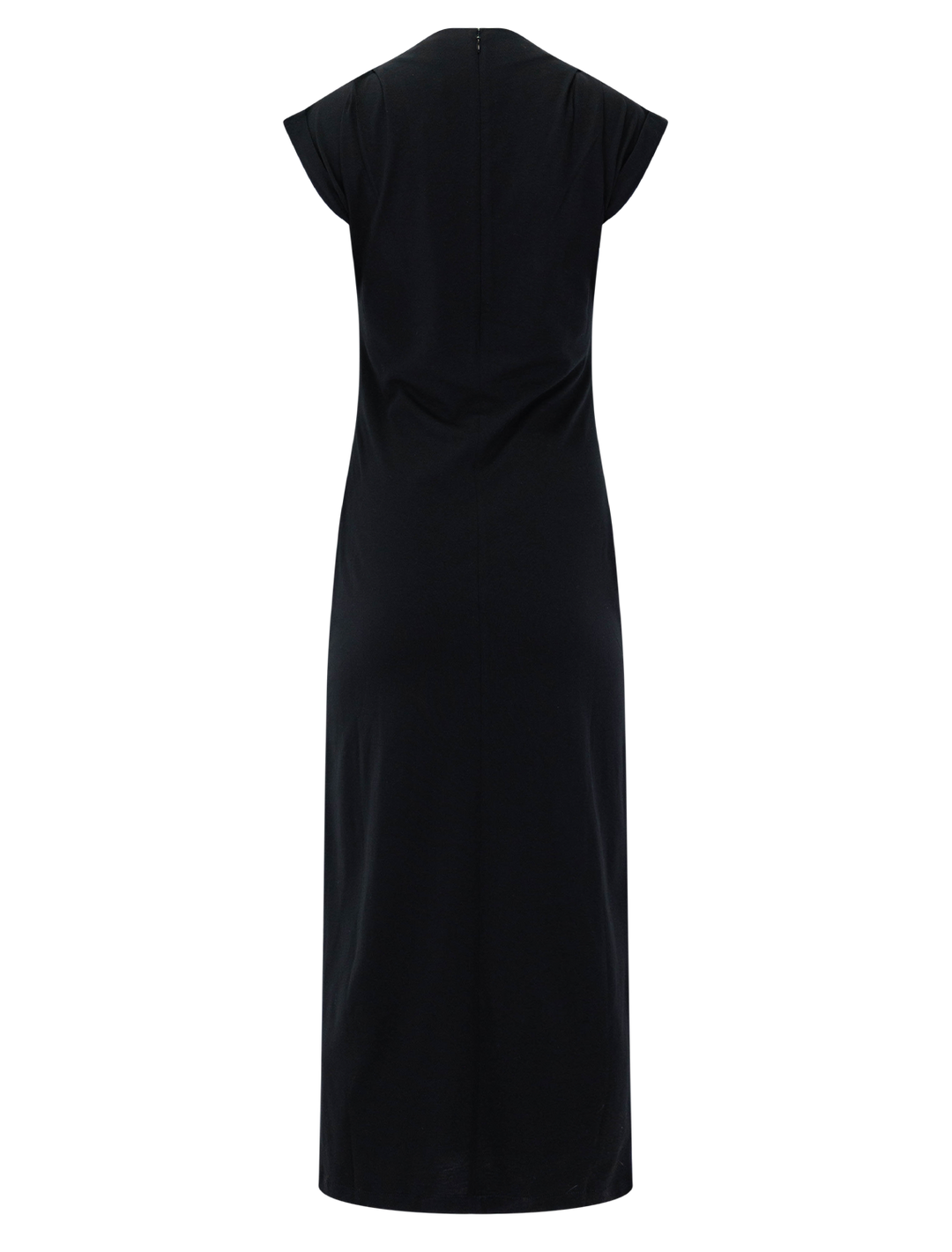 Back view of Anine Bing's alix dress in black.