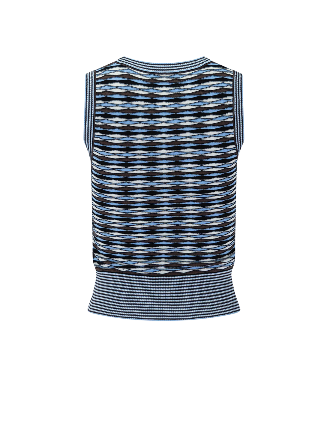 jerrel knit tank in blue jay