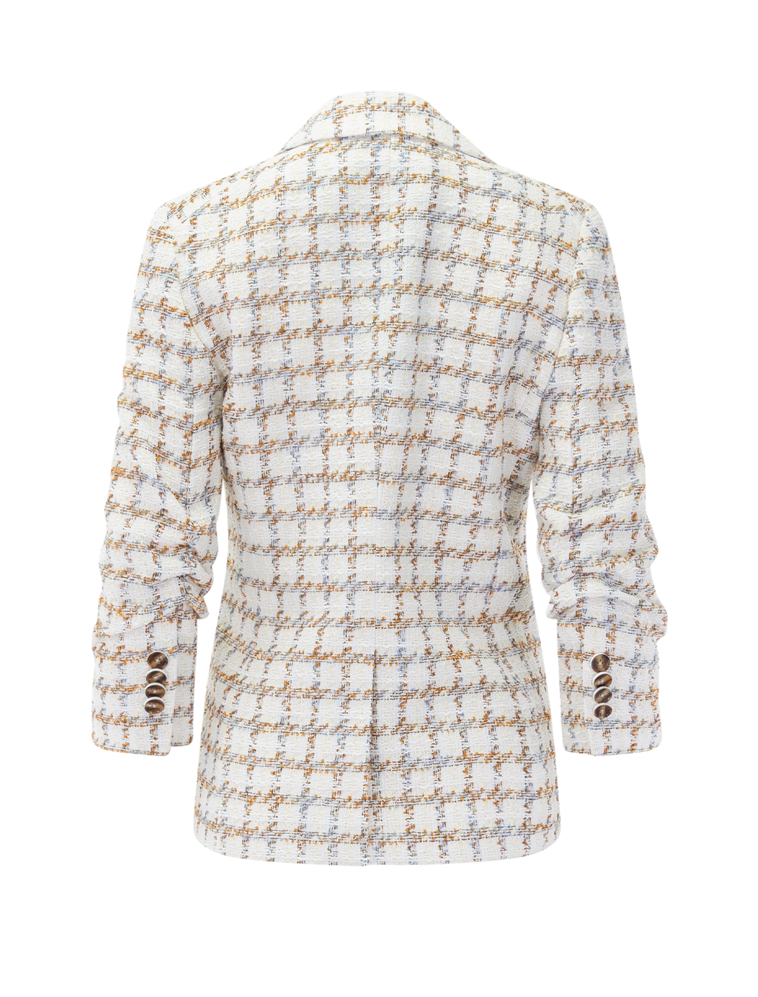 ryland dickey jacket in ecru multi tweed