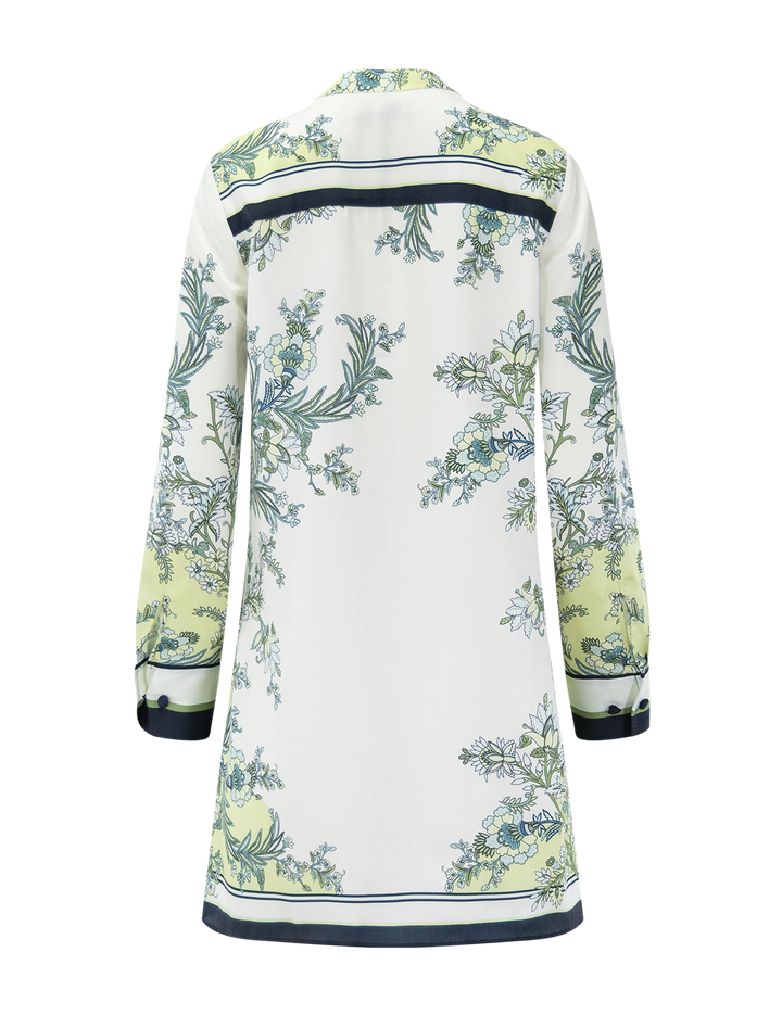 carstowe dress in light pistachio print