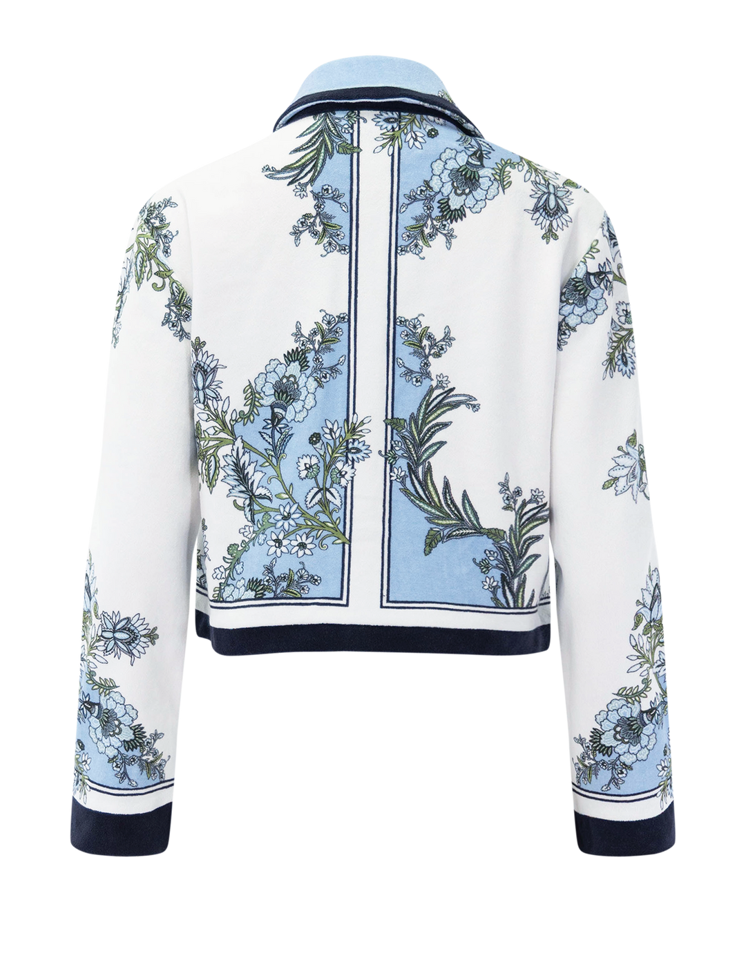 novelle cardigan blue jay print