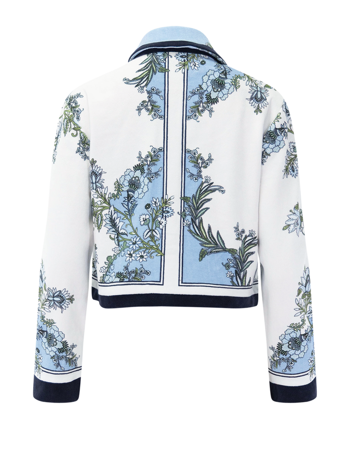 novelle cardigan blue jay print
