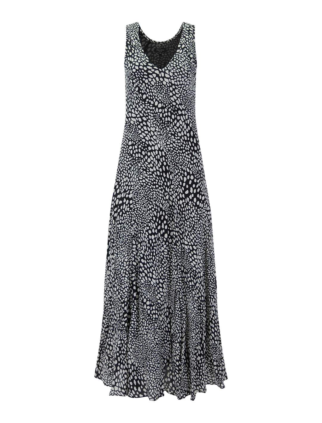 front view of sinead printed dress