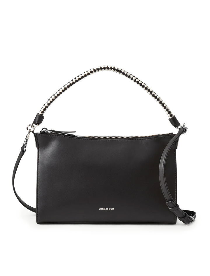 small vida bag in black leather