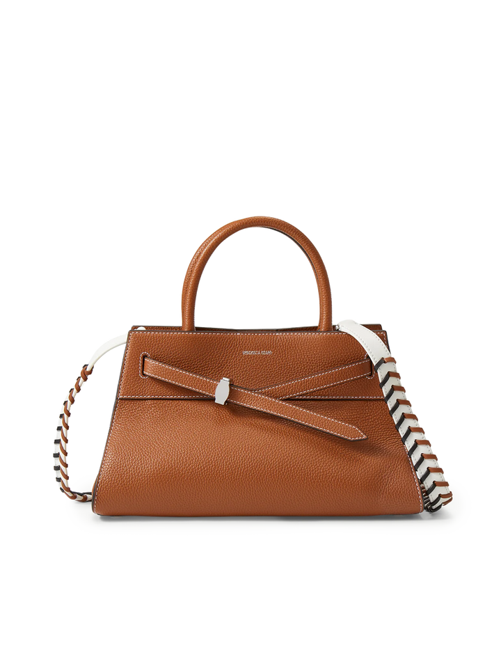 dash bag in hazelwood leather
