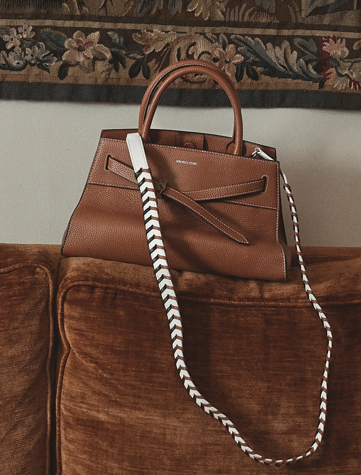 dash bag in hazelwood leather
