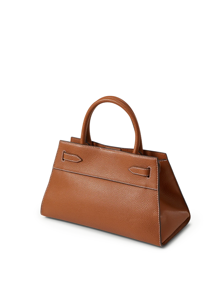 dash bag in hazelwood leather