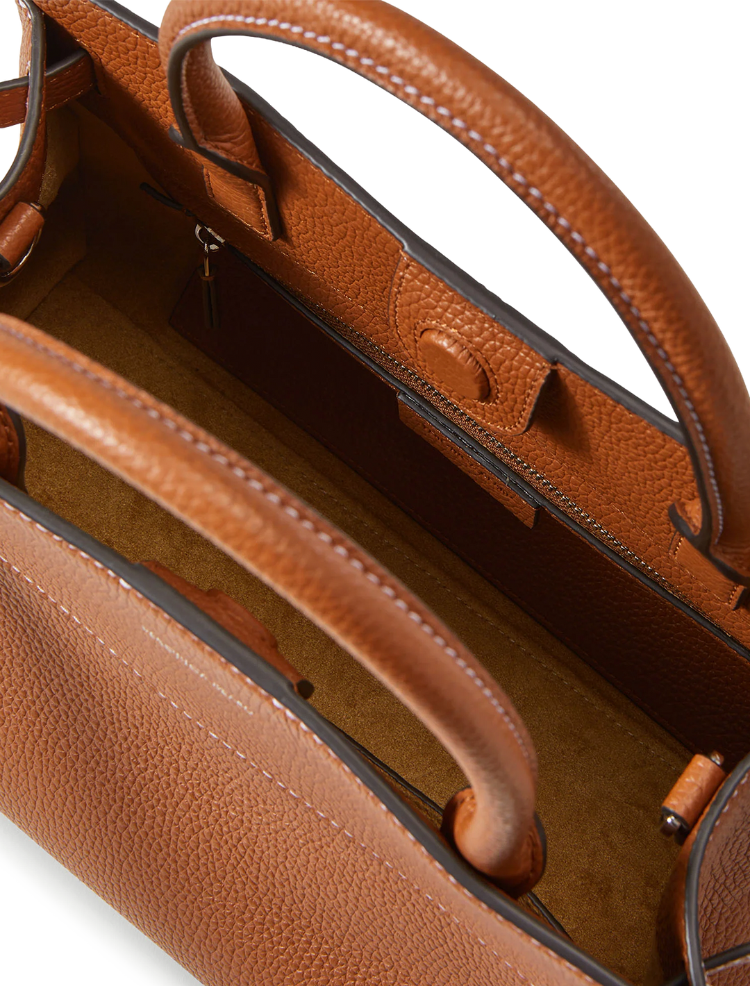 dash bag in hazelwood leather