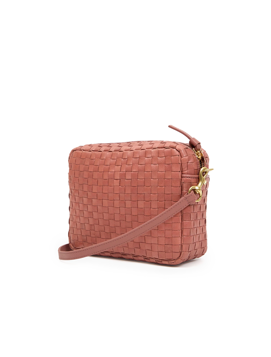 midi sac in rose clay woven