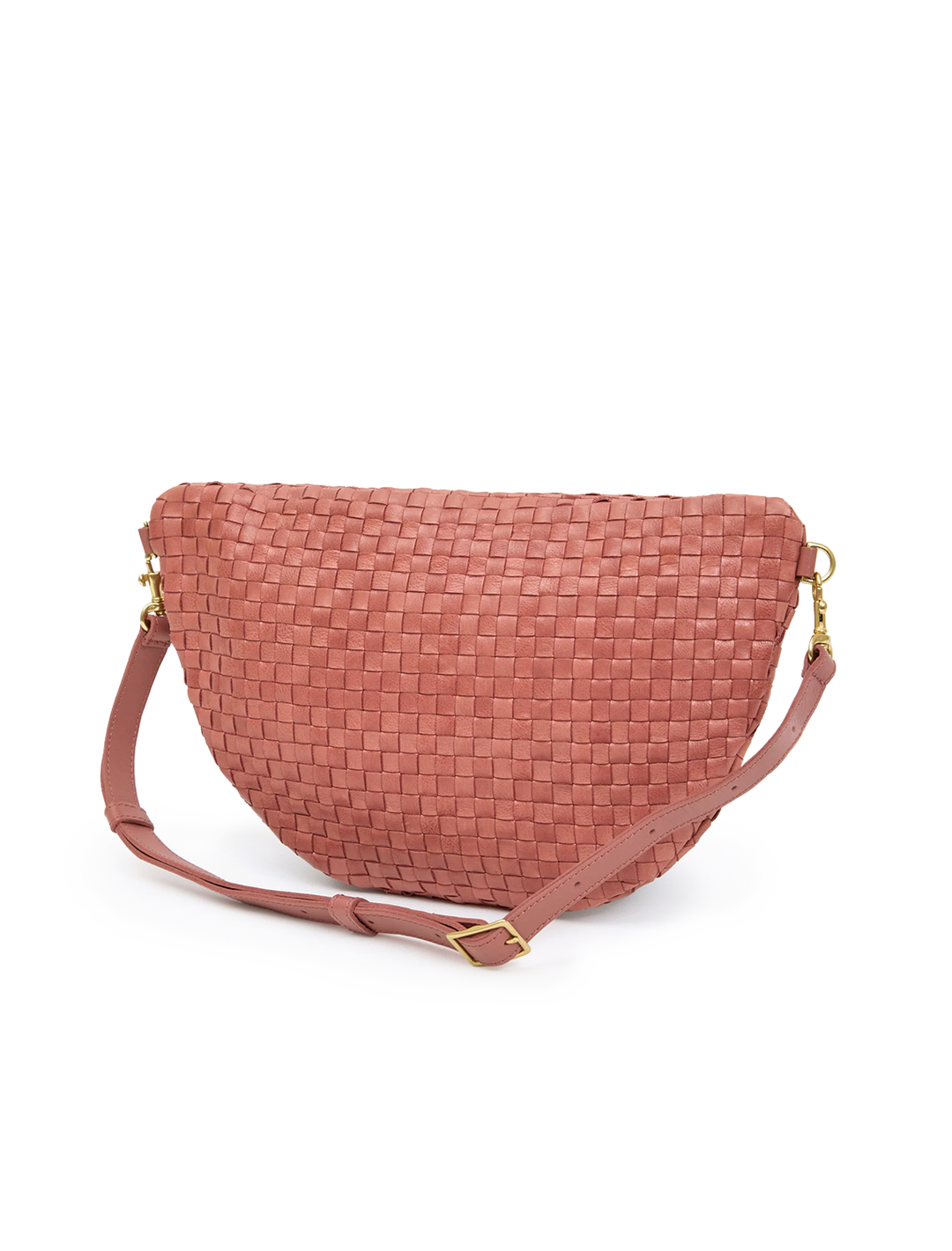 grande fanny in rose clay woven