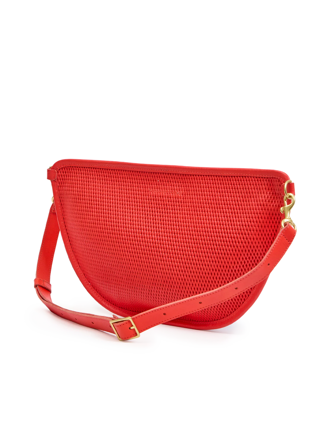 grande fanny in bright poppy diamond perforated