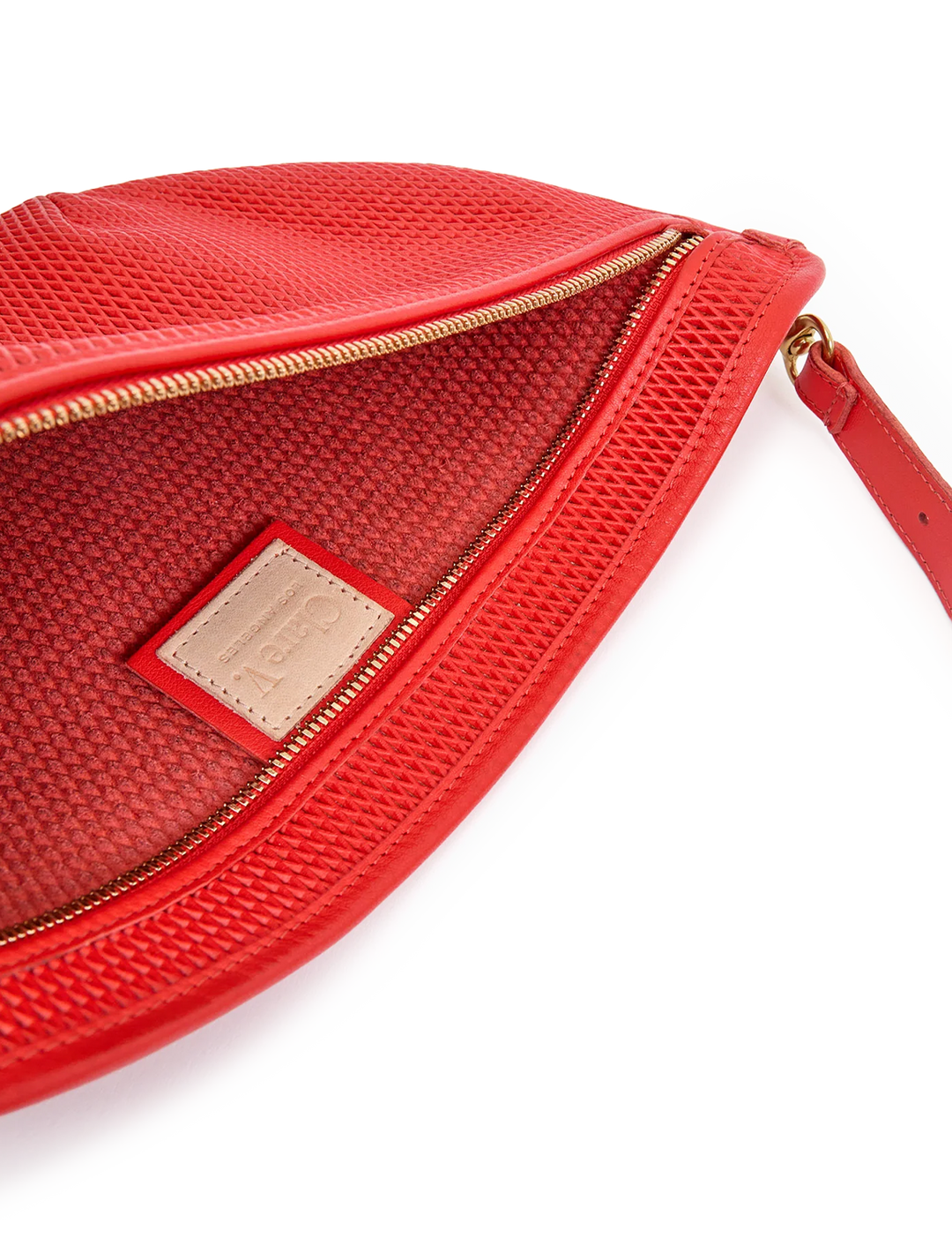 grande fanny in bright poppy diamond perforated