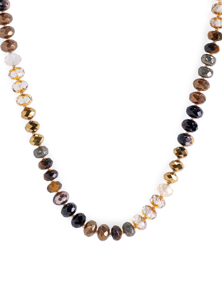 gemma necklace in gold mix