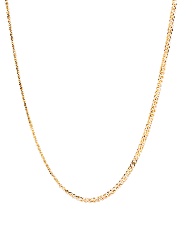 petite curb chain layering necklace