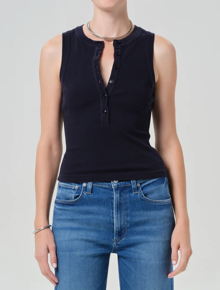 caralyn tank in navy