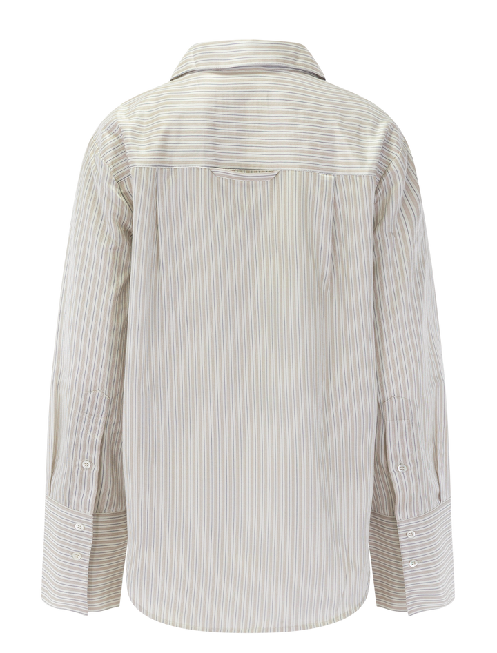camilia shirt in sandstone stripe
