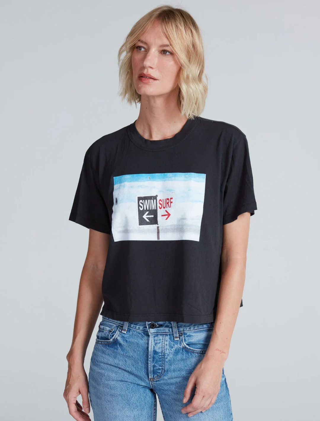 shrunken boy tee in swim surf