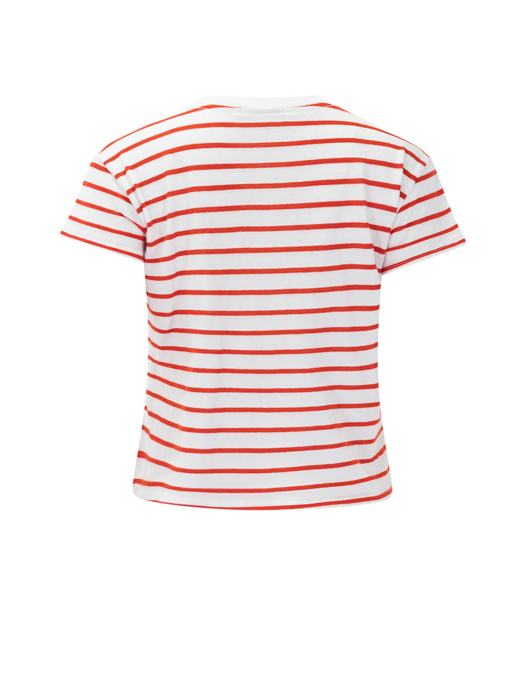 everett boxy tee in tomato stripe