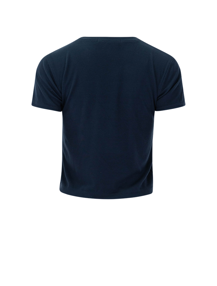 fitz rib tee in navy