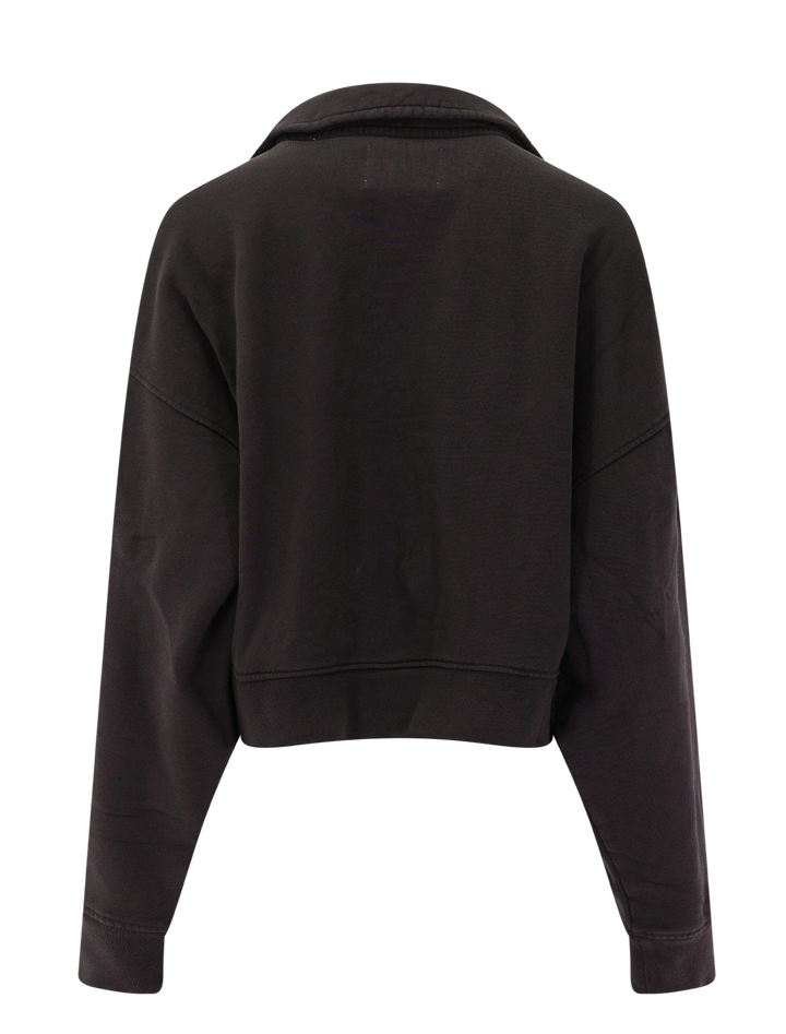 mirelle funnel neck sweatshirt in chocolate