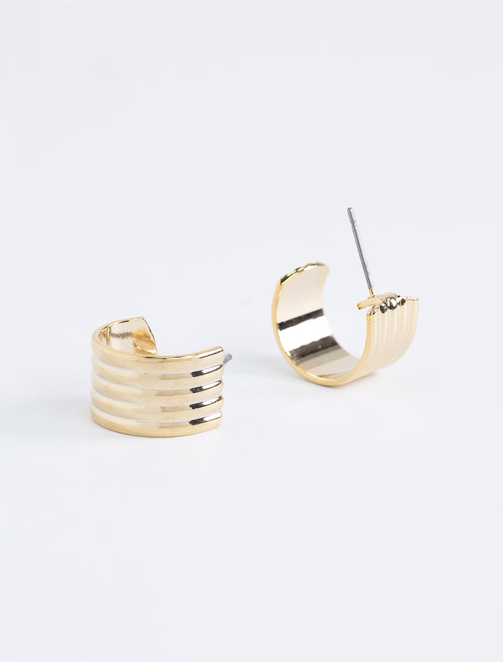 toni mini hoops in gold