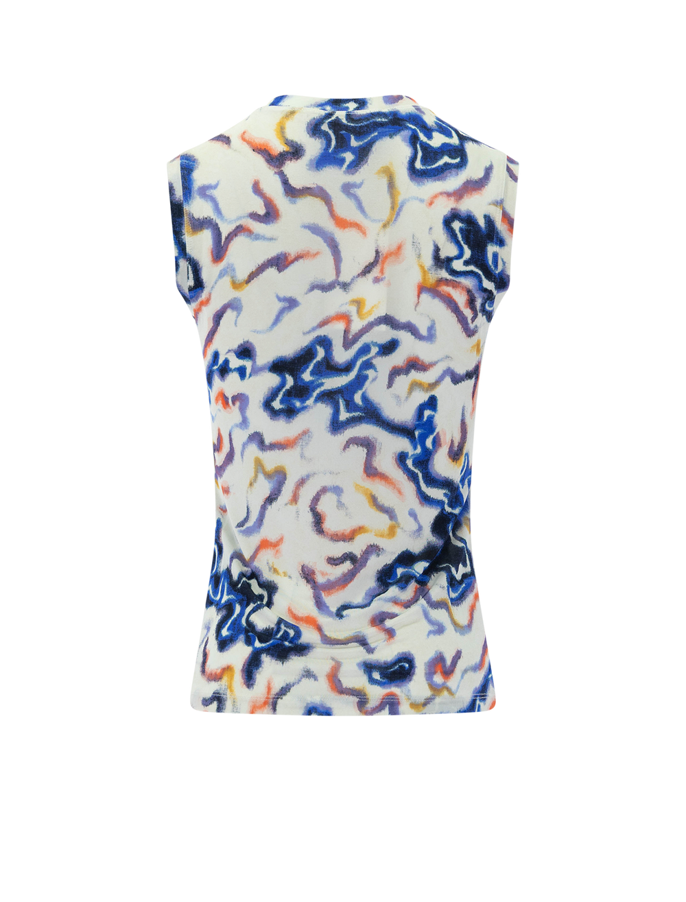 back view of ines jersey tank in prism