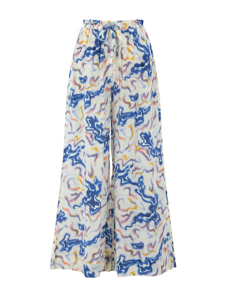 sawyer silk pant in prism