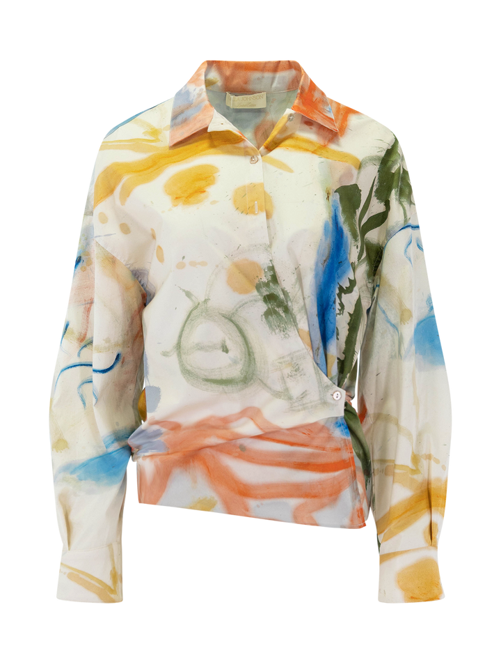 artist cotton blouse in western dream
