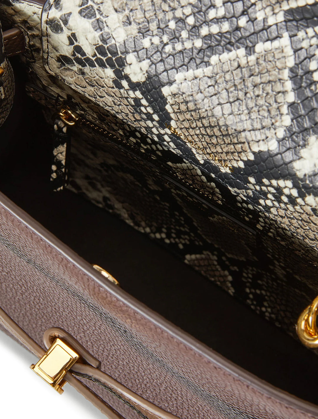 dash top handle bag in dark raisin multi