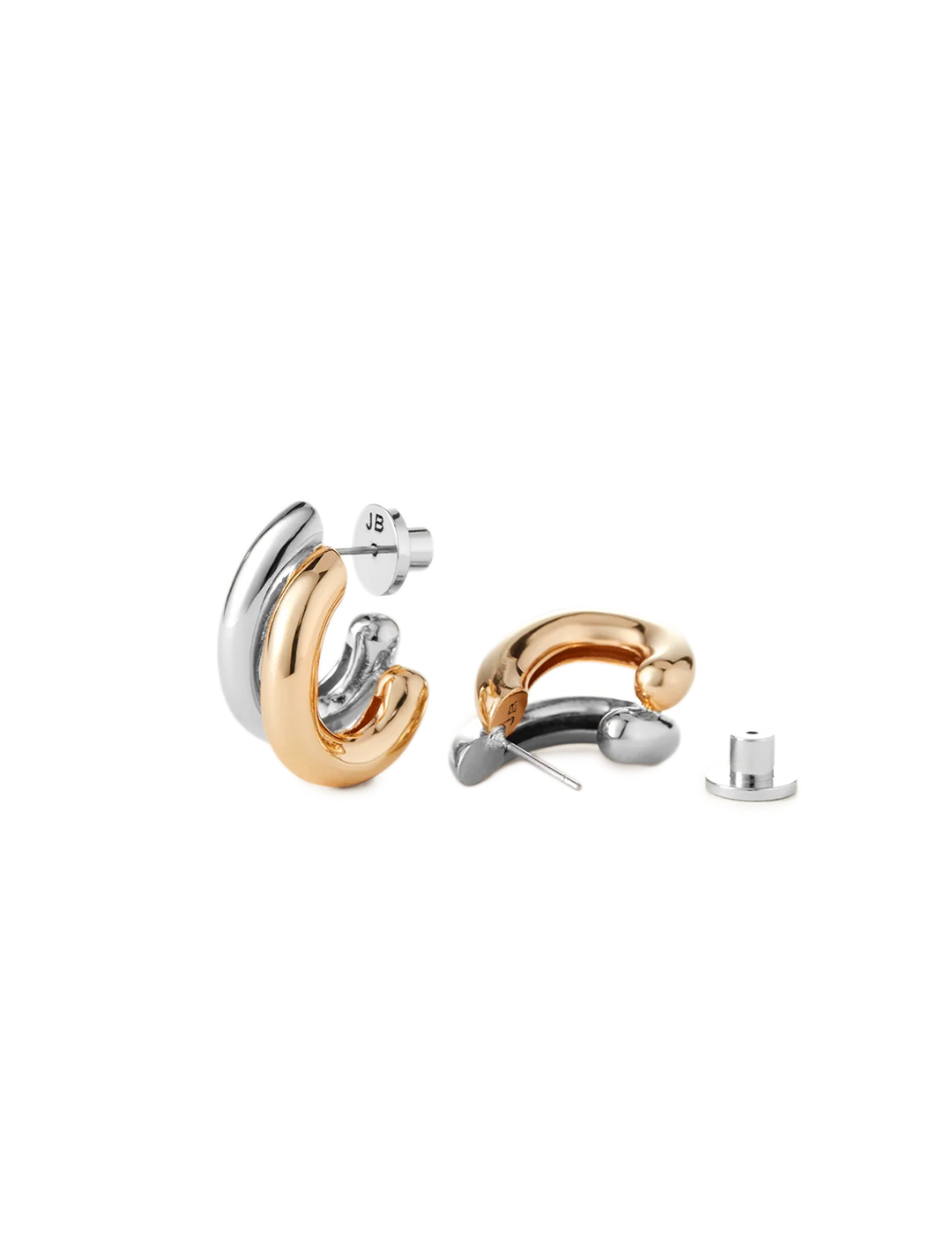 florence earrings in two tone