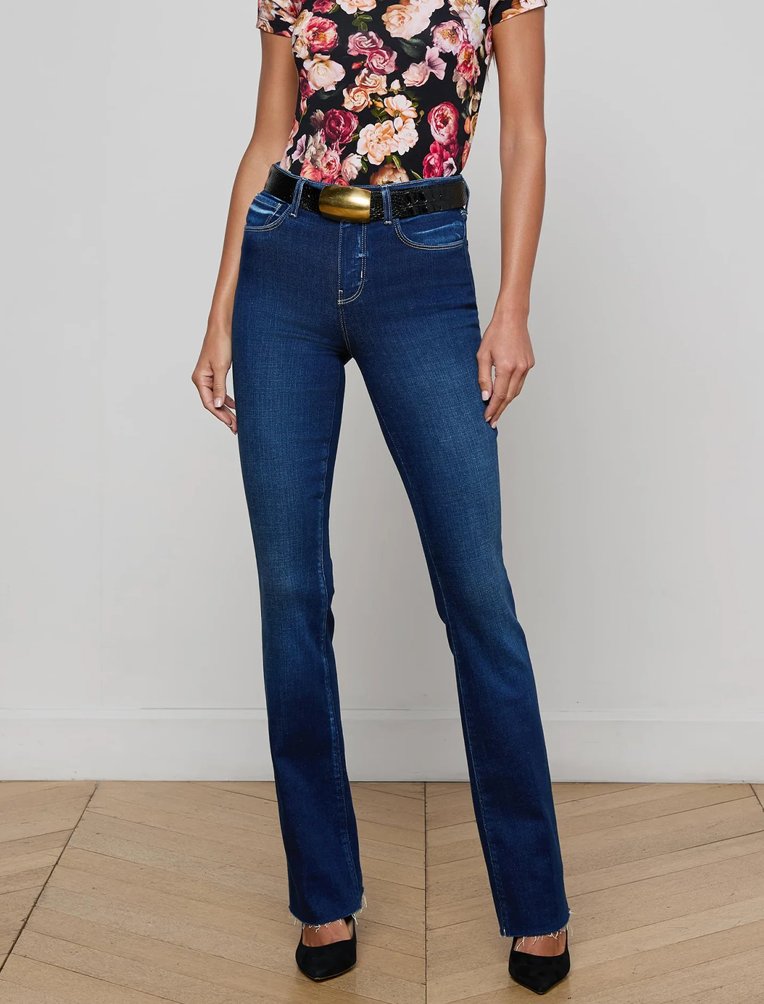 ruth high rise straight in sterling