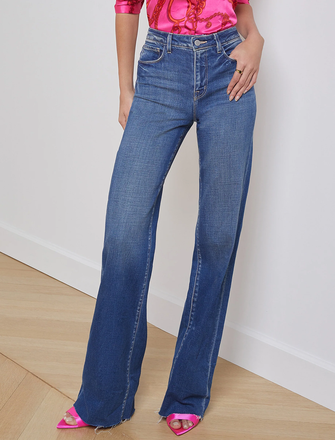 scottie high rise wide leg in hasting