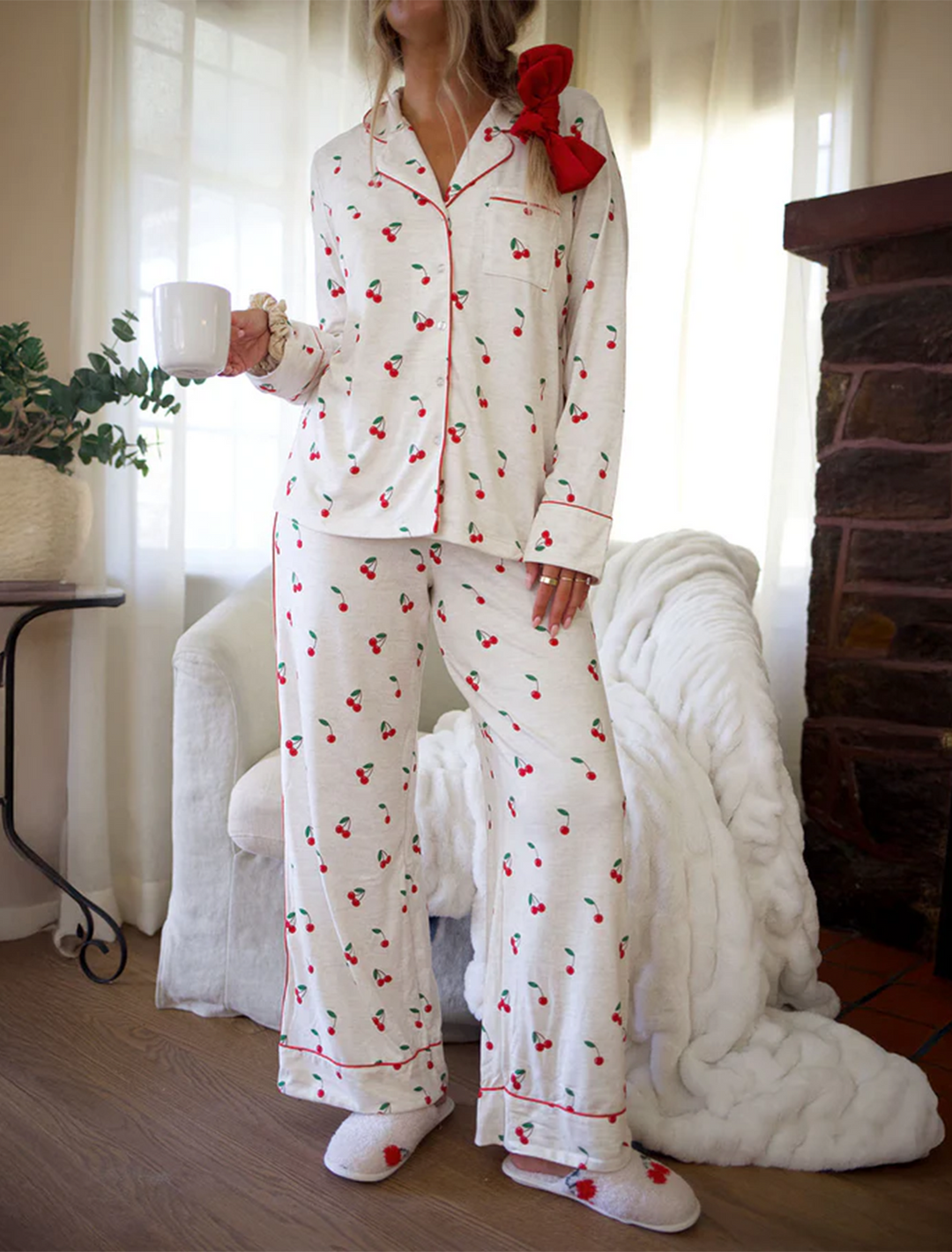 cherry toss pajamas