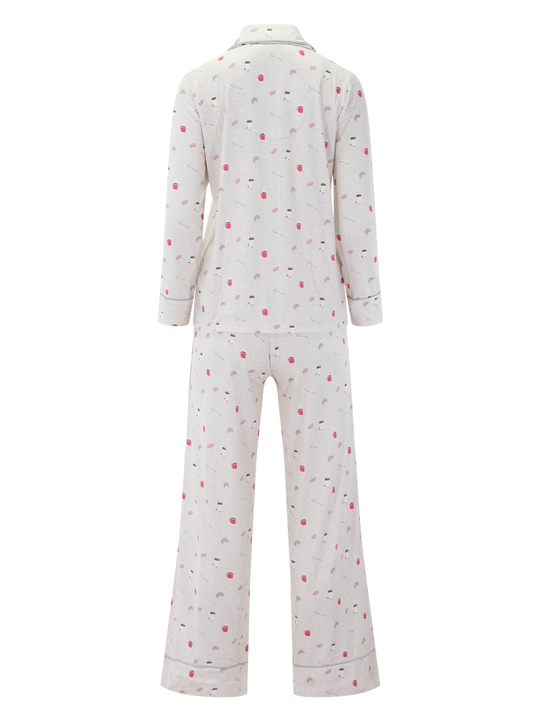 brunch print pajamas