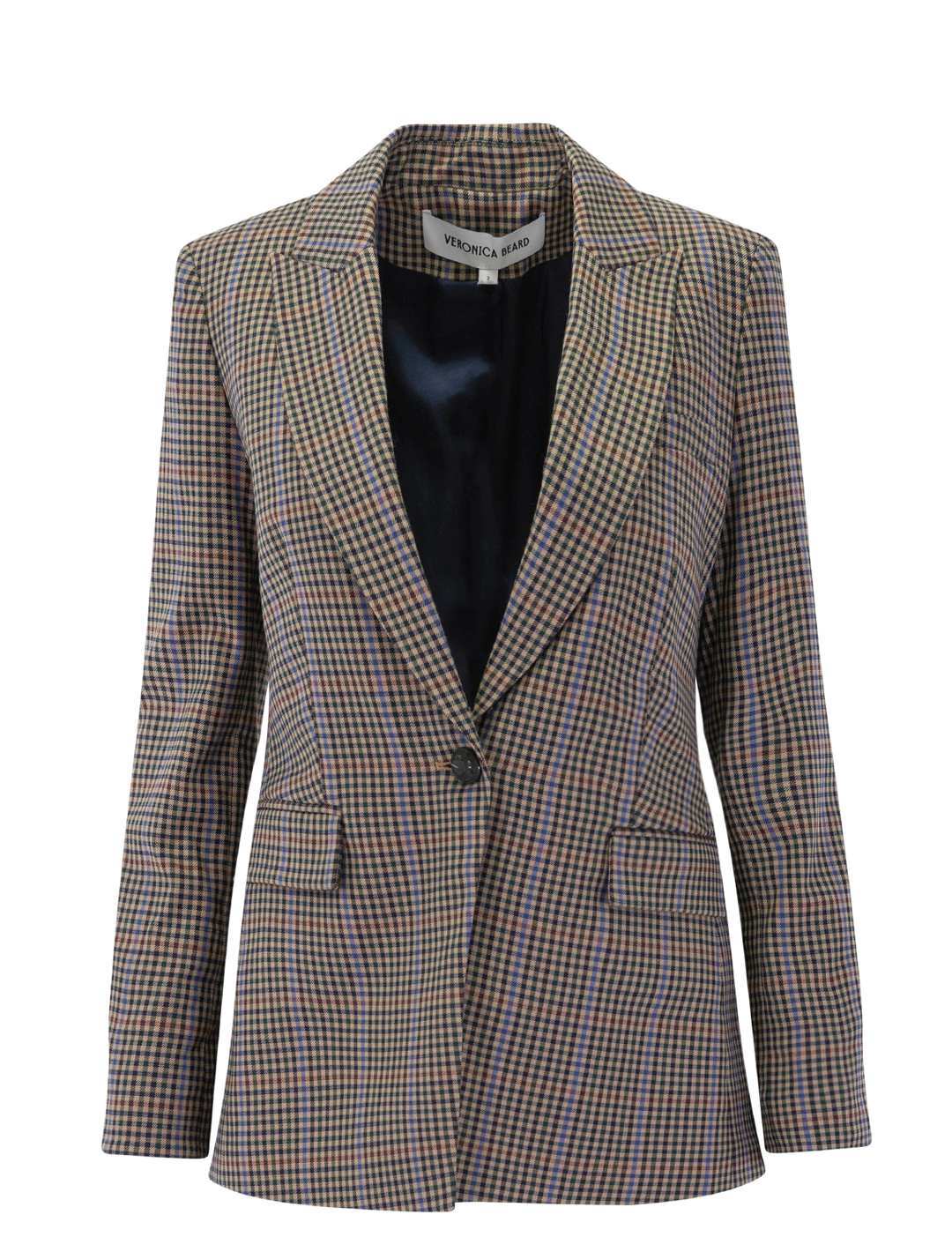 long and lean dickey jacket in russet