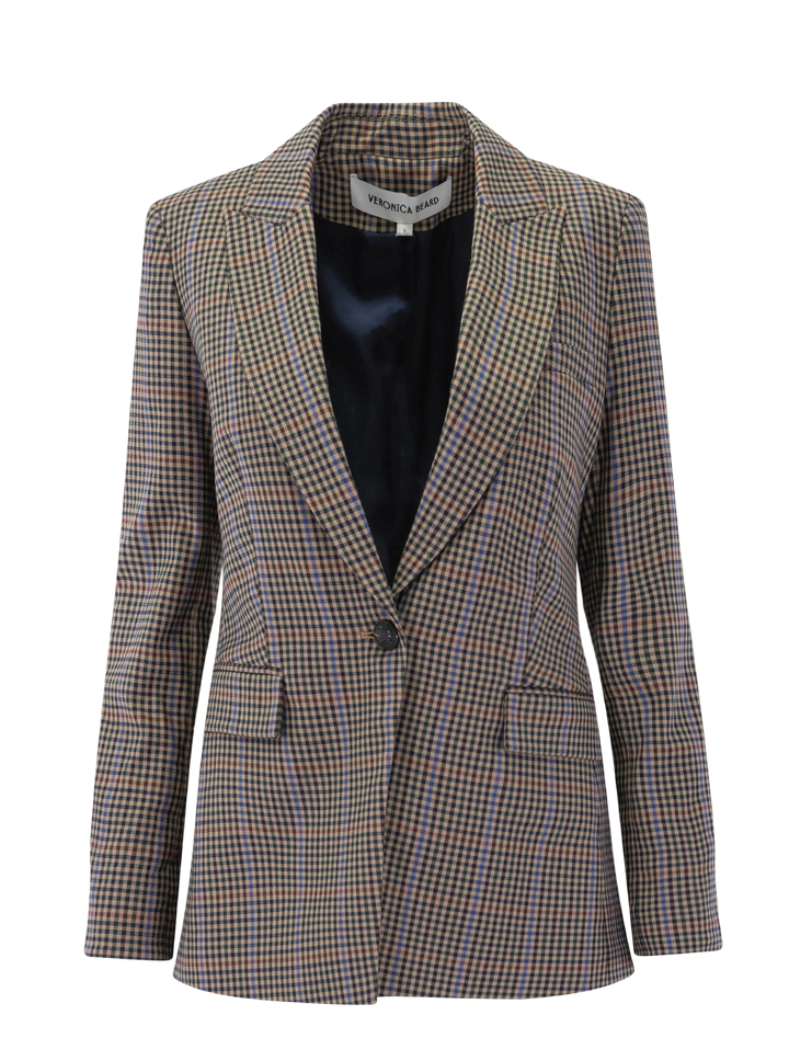 long and lean dickey jacket in russet