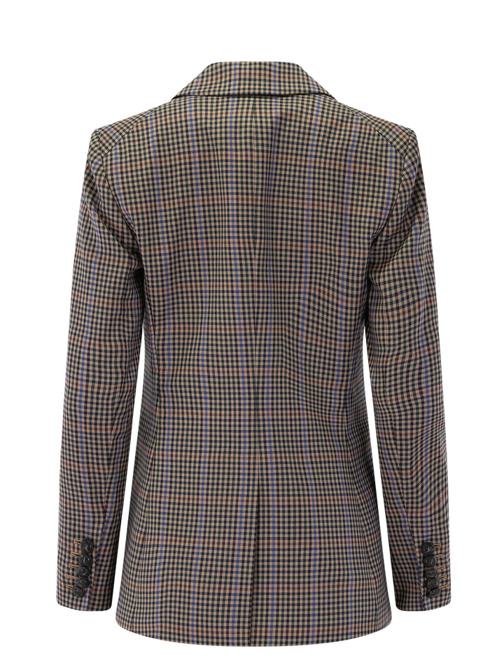 long and lean dickey jacket in russet